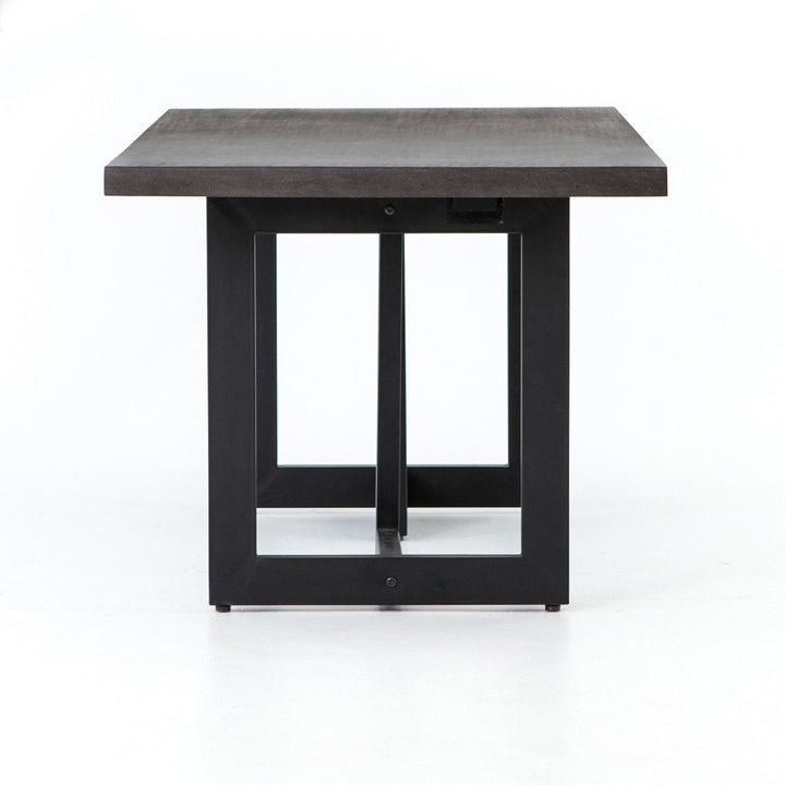 Naomi Outdoor Dining Table - Black Lavastone