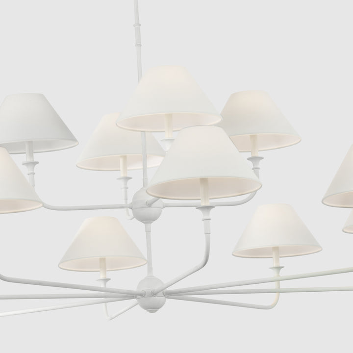 Lilou Oversized Two Tier Chandelier