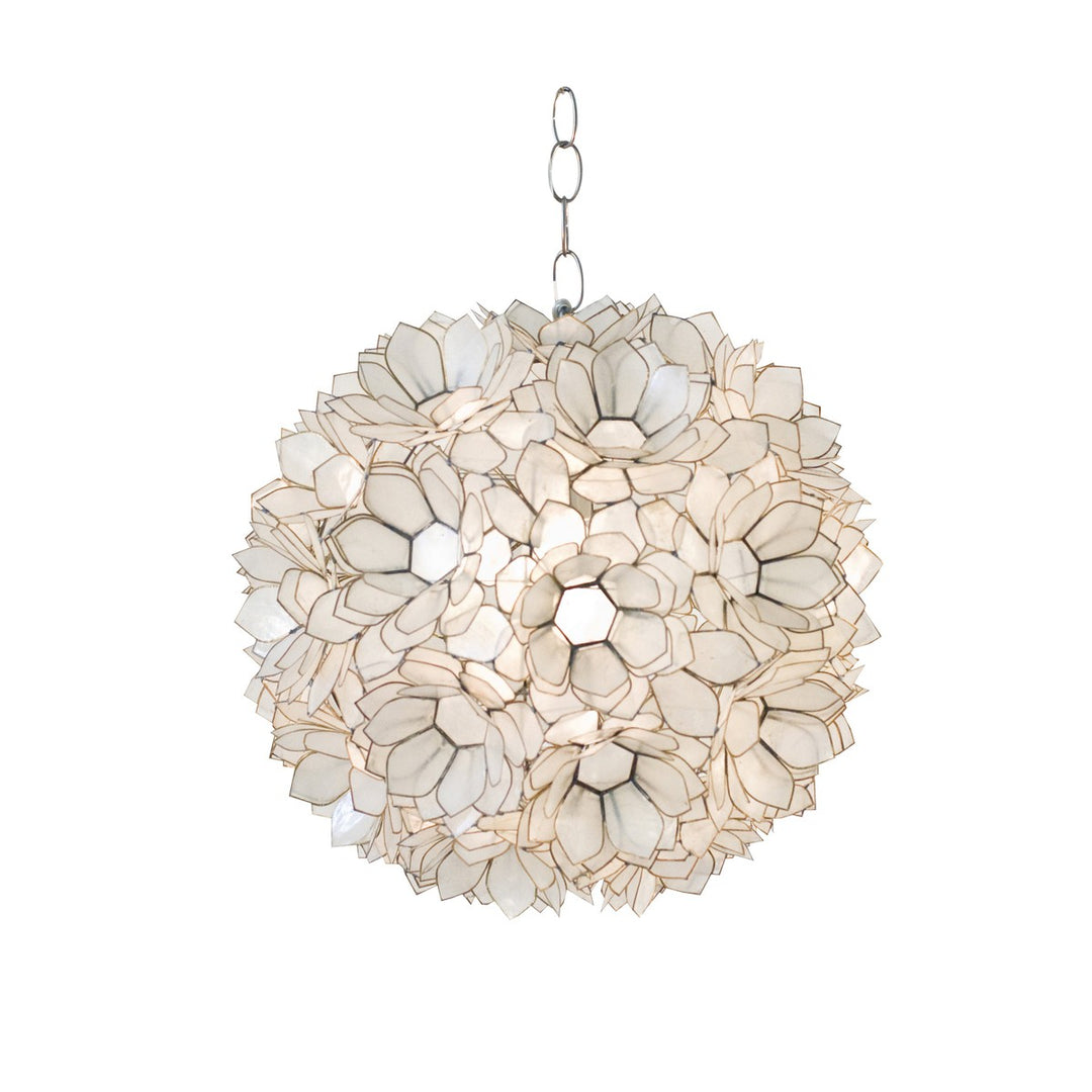 Venus - 15'  Lotus Capiz Chandelier