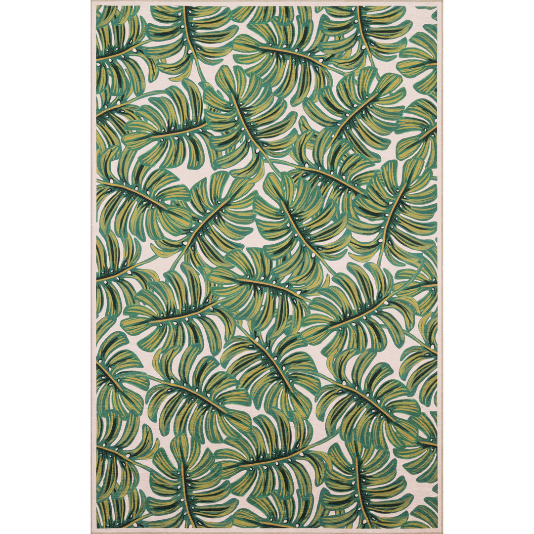 Rifle Paper Co. x Loloi Veranda Cream 3'-0" x 5'-0" Accent Rug