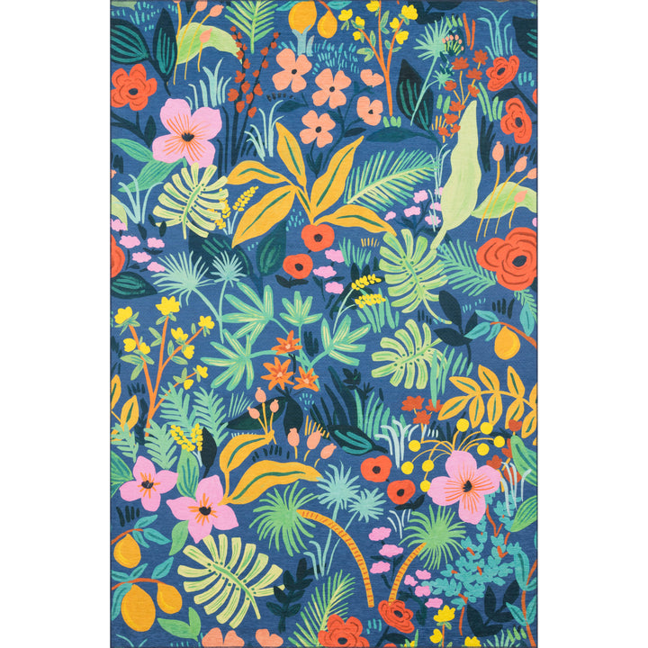 Rifle Paper Co. x Loloi Veranda Blue 2'-6" x 7'-6" Runner Rug