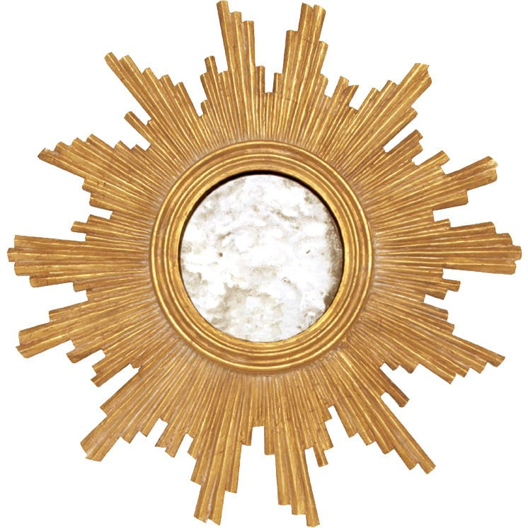 Versailles - 24" Diameter Gold Leafed Mirror