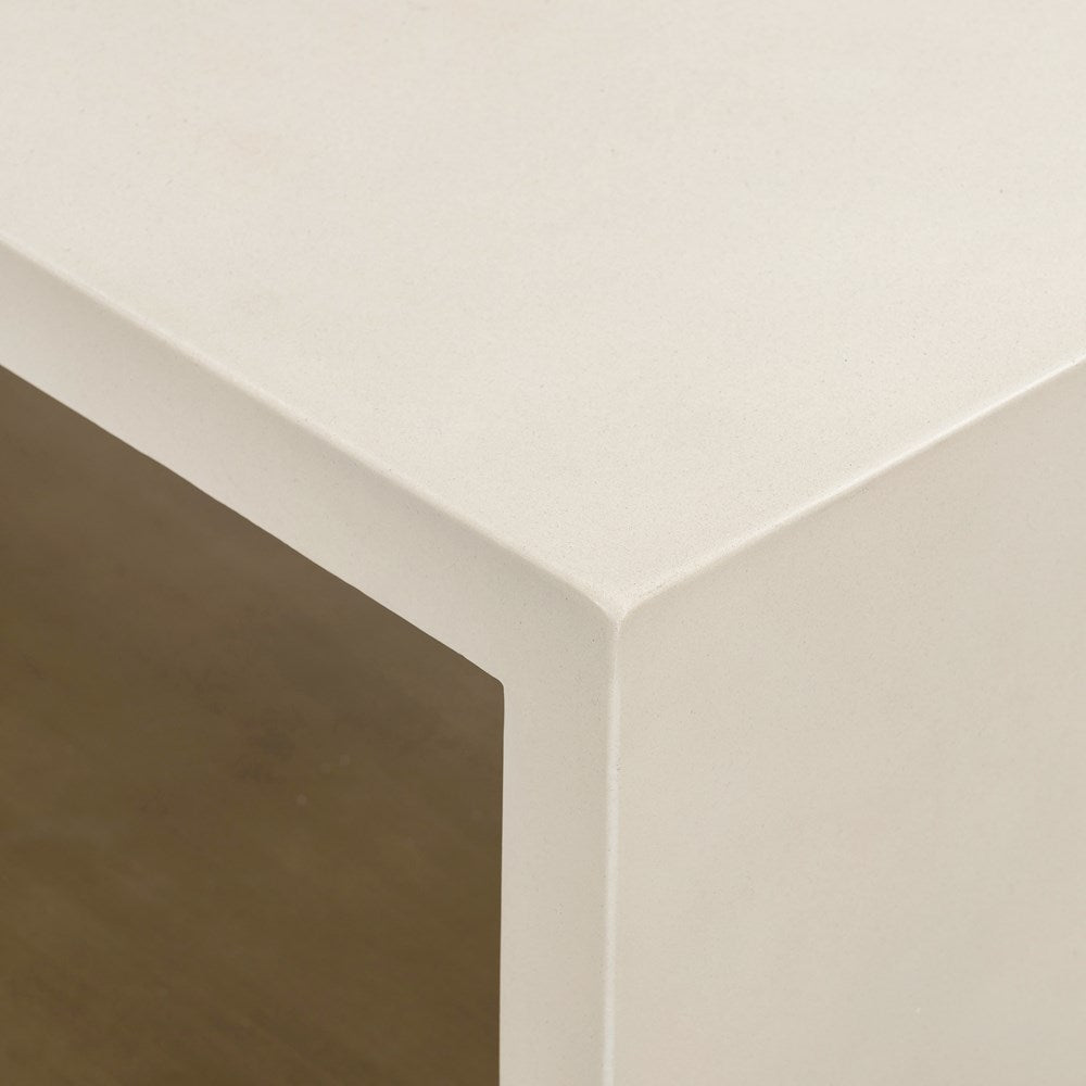 Hugo Coffee Table-Four Hands-FH-VEVR-001B-Coffee TablesParchment White-4-France and Son