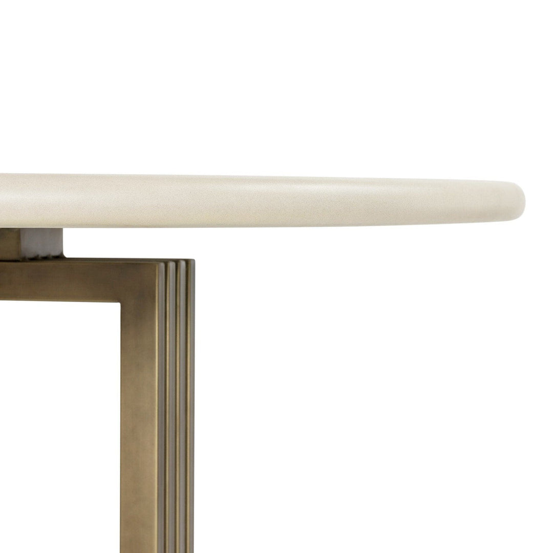 Mia Dining Table - Parchment White