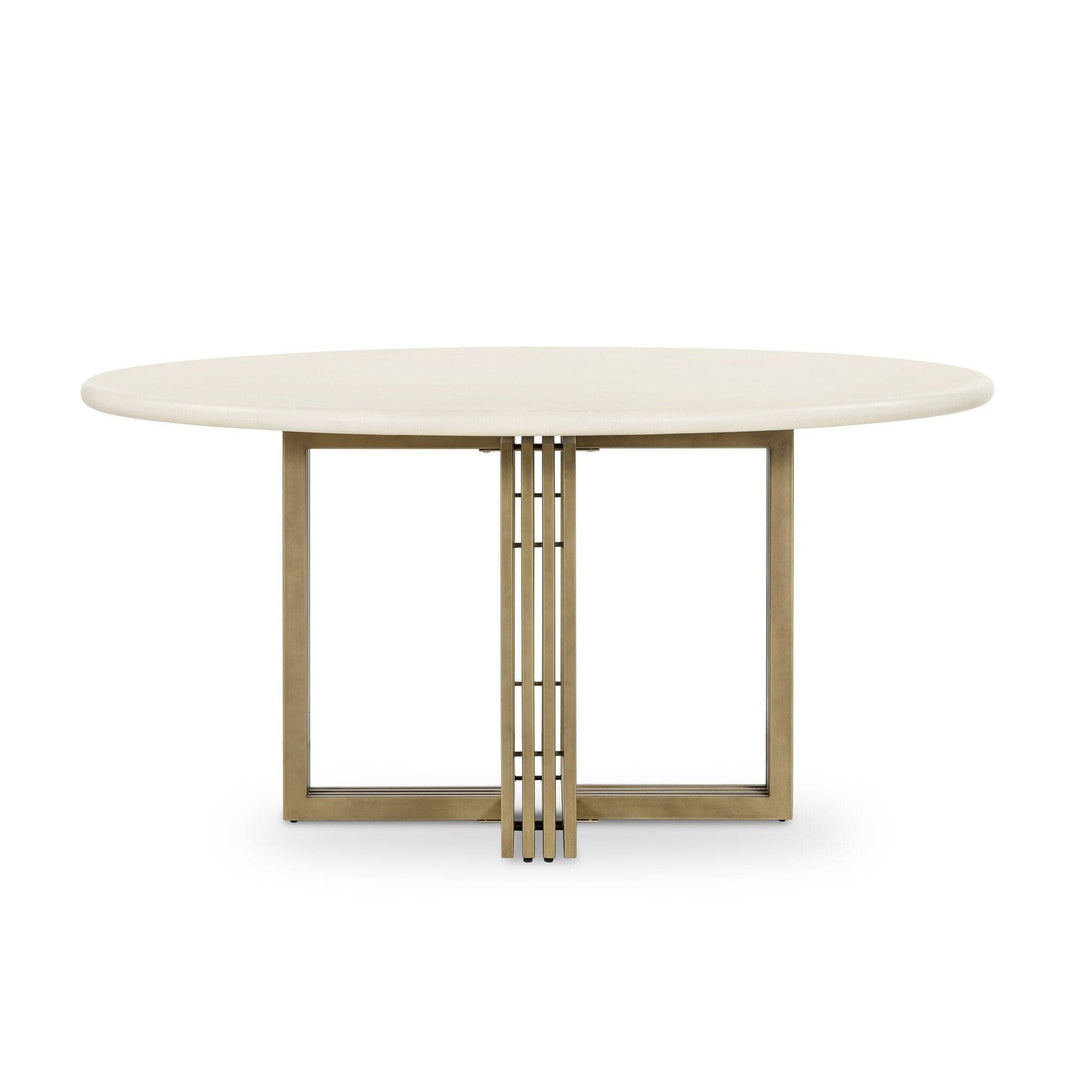 Mia Dining Table - Parchment White