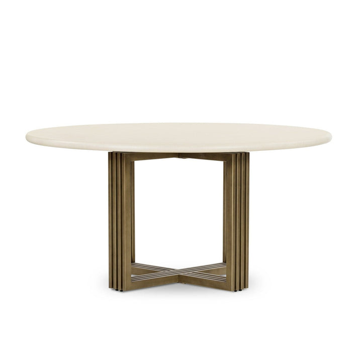 Mia Dining Table - Parchment White