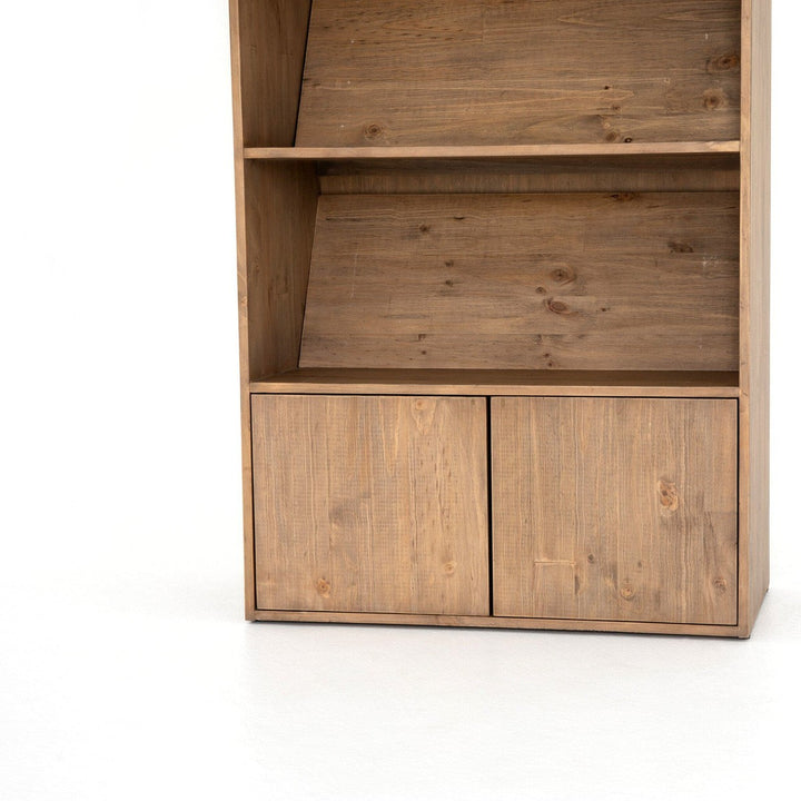 Basil Bookshelf - Smoked Pine