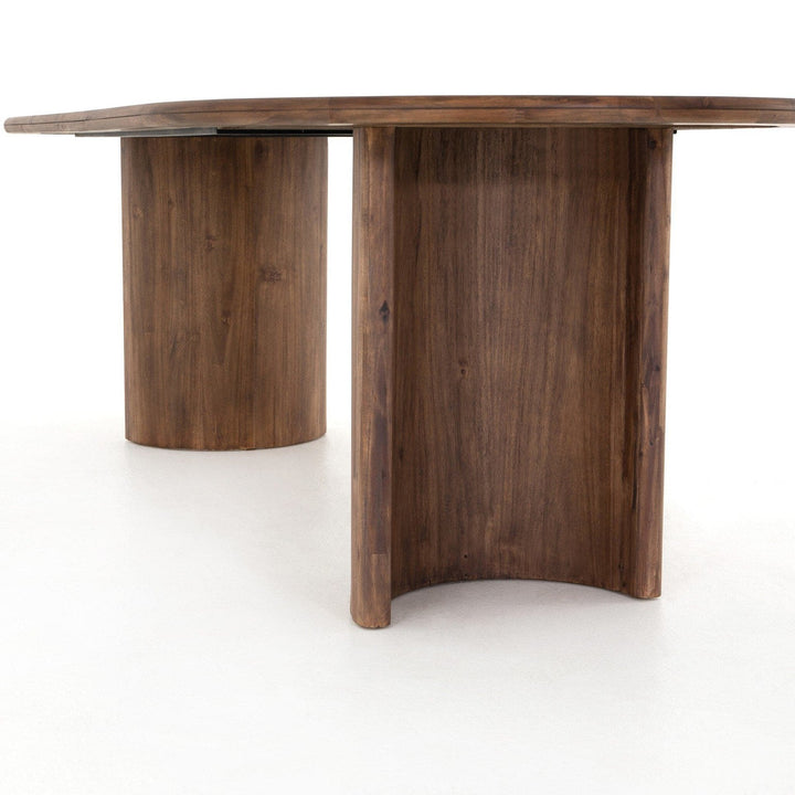 Hudson Dining Table - Seasoned Brown Acacia