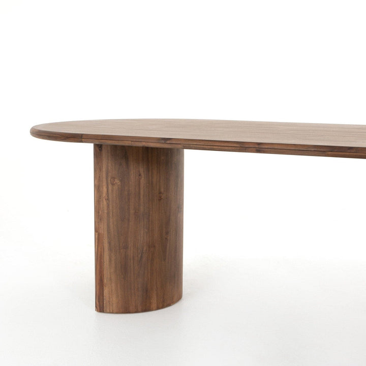 Hudson Dining Table - Seasoned Brown Acacia