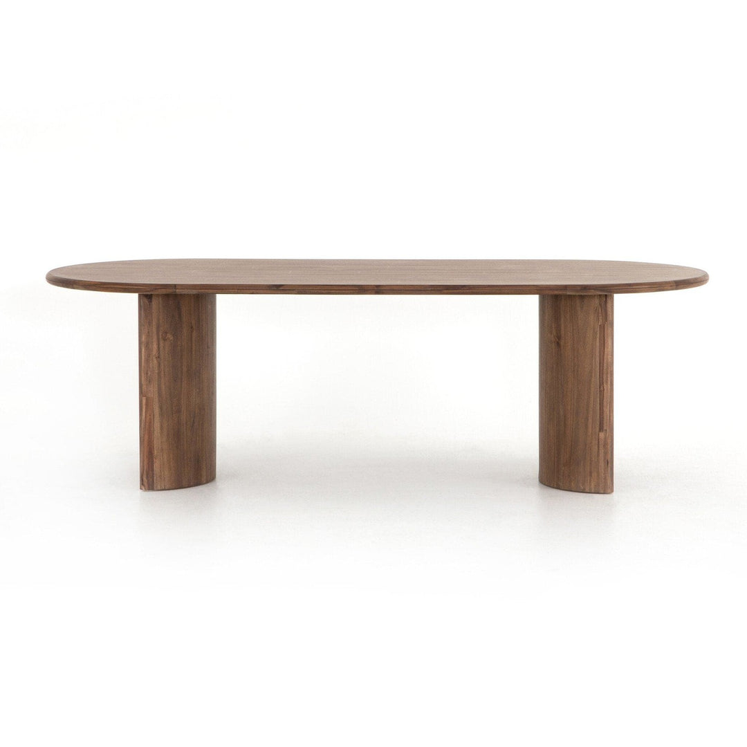 Hudson Dining Table - Seasoned Brown Acacia