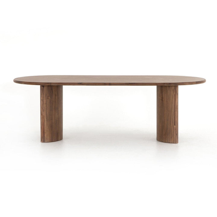 Hudson Dining Table - Seasoned Brown Acacia