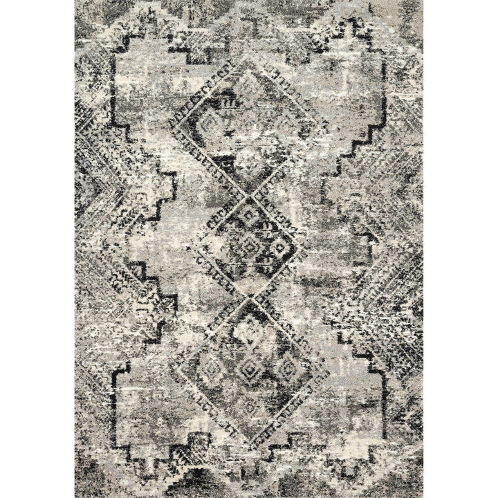 Loloi Viera Grey / Black 7'-7" x 10'-6" Area Rug