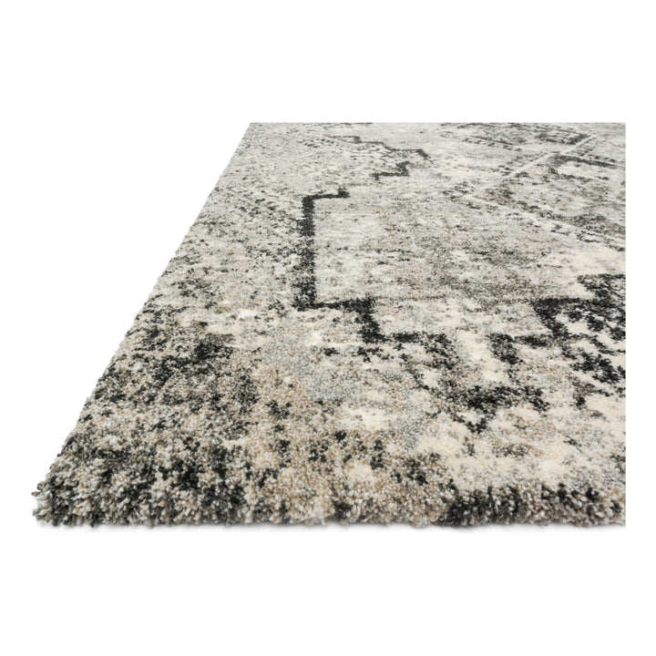 Loloi Viera Grey / Black 7'-7" x 10'-6" Area Rug