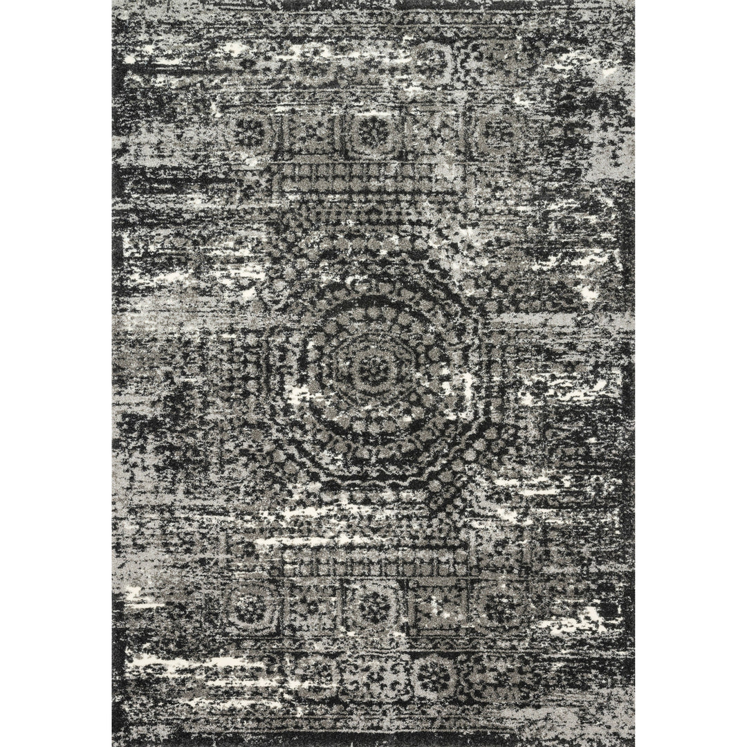 Loloi Viera Graphite / Black 3'-10" x 5'-7" Accent Rug