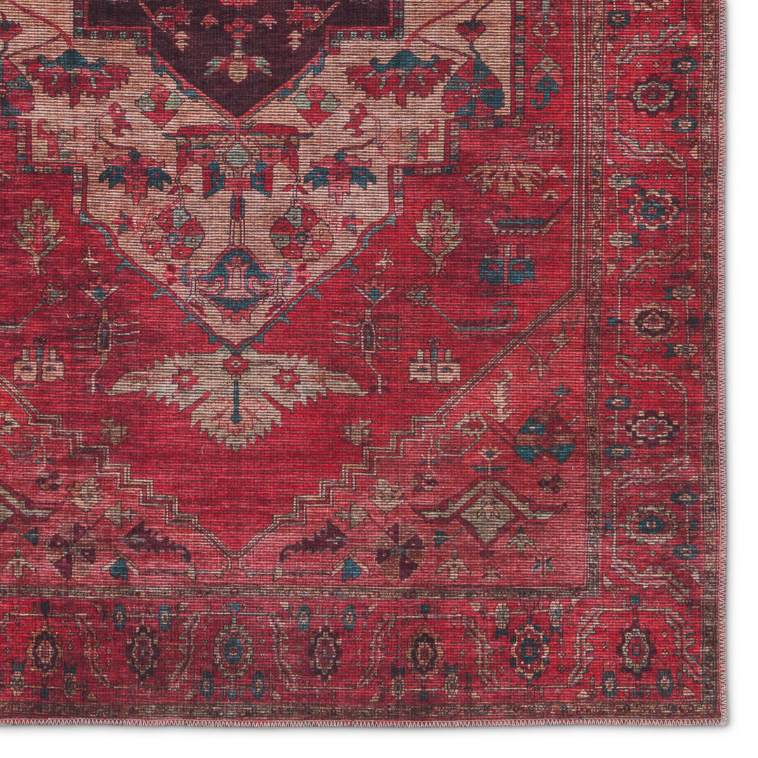 Vibe by Jaipur Living Monroe Medallion Red/ Brown Area Rug (5'3"X8')