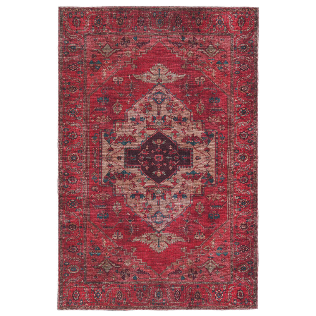 Vibe by Jaipur Living Monroe Medallion Red/ Brown Area Rug (5'3"X8')