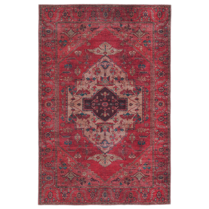 Vibe by Jaipur Living Monroe Medallion Red/ Brown Area Rug (5'3"X8')