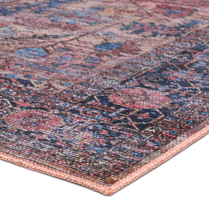 Vibe by Jaipur Living Ainsworth Medallion Blue/ Pink Area Rug (5'3"X8')