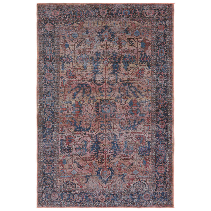 Vibe by Jaipur Living Ainsworth Medallion Blue/ Pink Area Rug (10'6"X14')