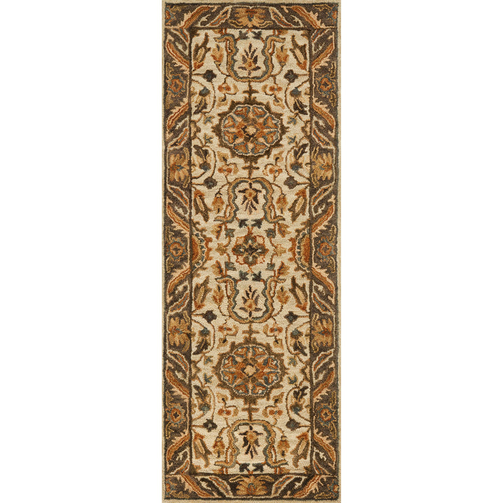 Loloi Victoria Ivory / Dk Taupe 7'-9" x 9'-9" Area Rug