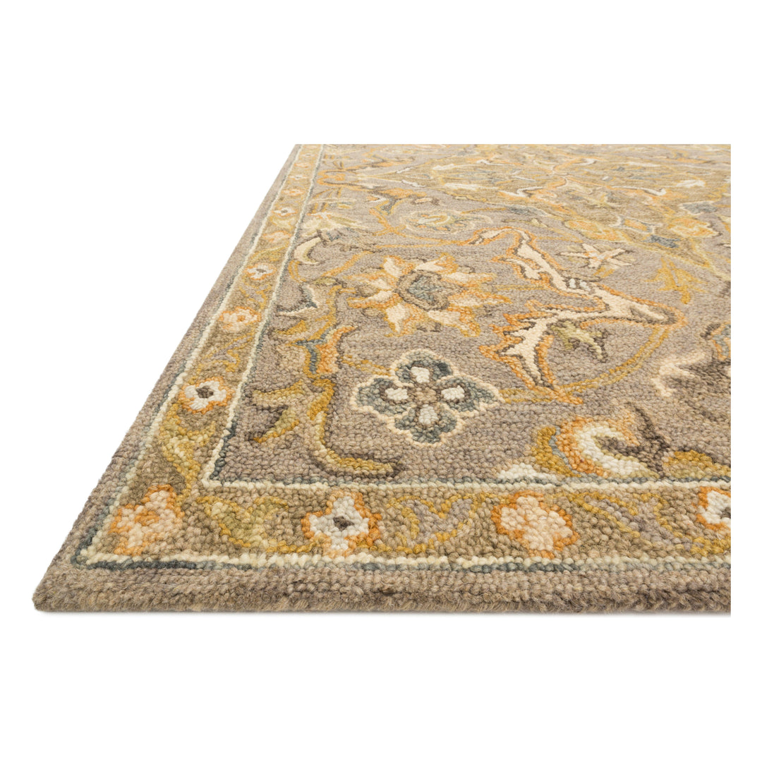 Loloi Victoria Grey / Multi 3'-6" x 5'-6" Accent Rug