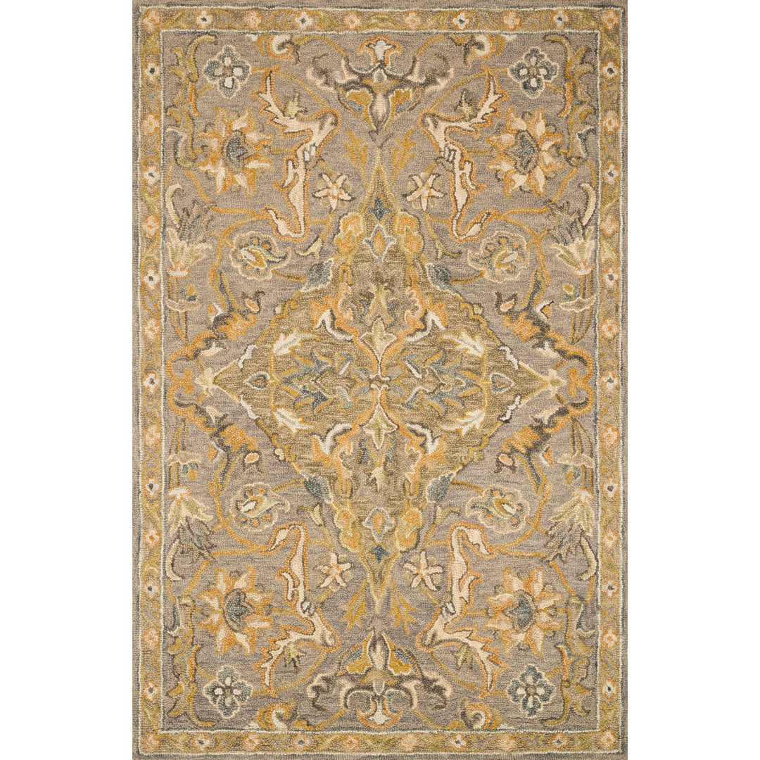 Loloi Victoria Grey / Multi 5'-0" x 7'-6" Area Rug