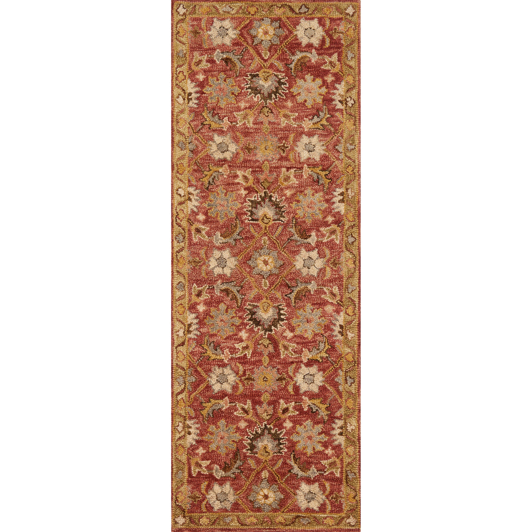 Loloi Victoria Terracotta / Gold 7'-9" x 9'-9" Area Rug