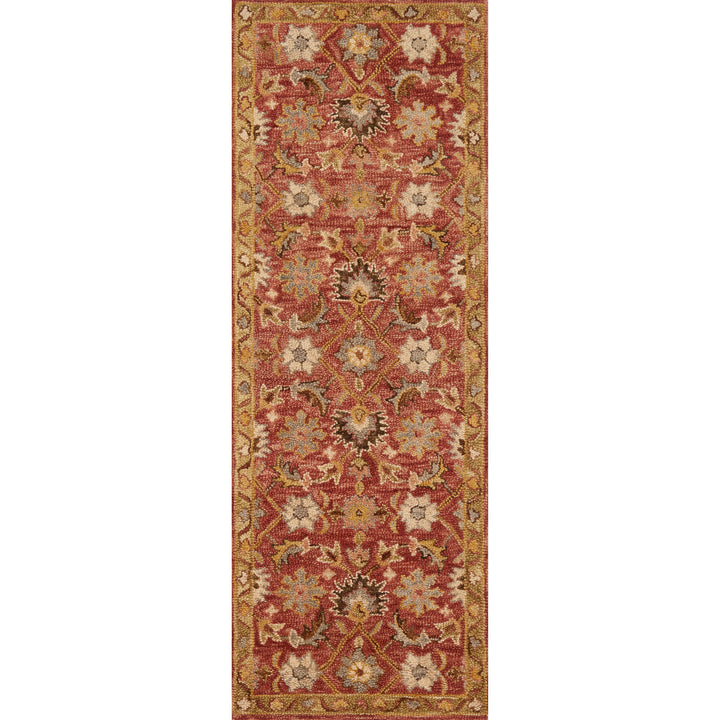 Loloi Victoria Terracotta / Gold 18" x 18" Sample Rug