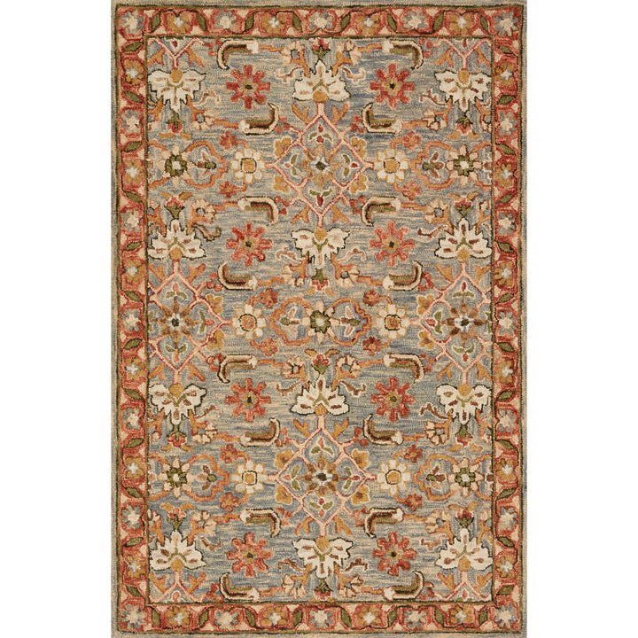 Loloi Victoria Slate / Terracotta 9'-3" x 13' Area Rug