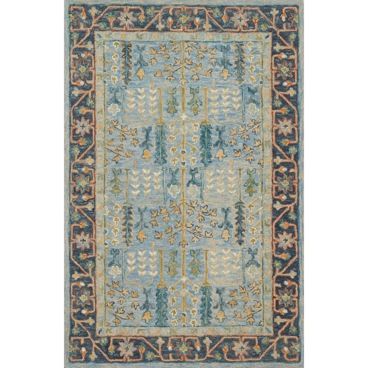 Loloi Victoria Lt Blue / Dk Blue 9'-3" x 13' Area Rug