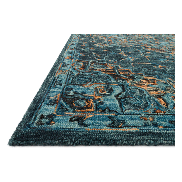 Loloi Victoria Teal / Multi 2'-3" x 3'-9" Accent Rug