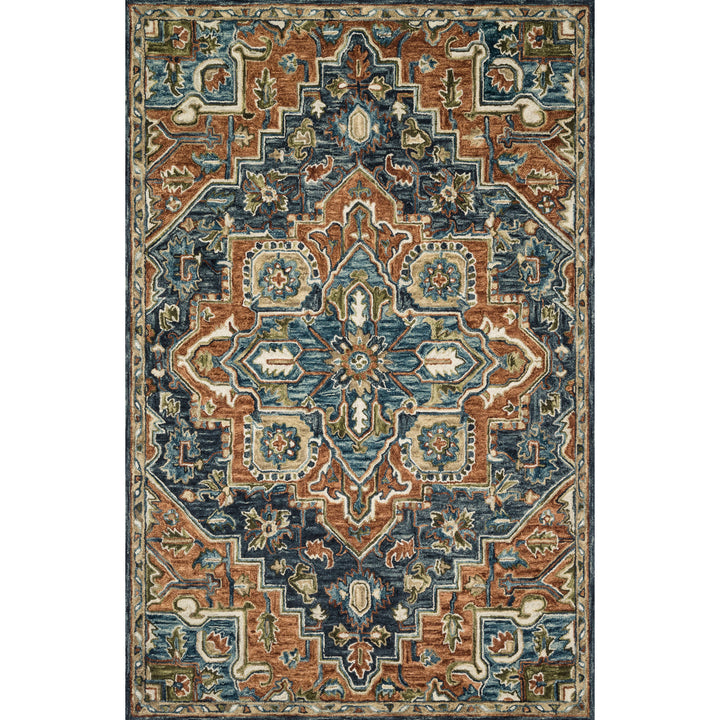 Loloi Victoria Rust / Multi 2'-3" x 3'-9" Accent Rug