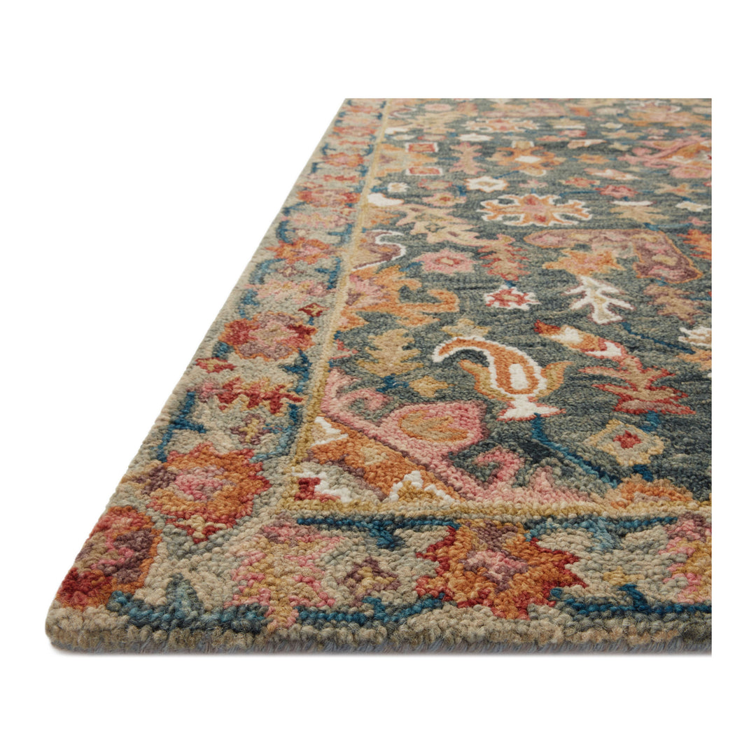 Loloi Victoria Navy / Multi 7'-9" x 9'-9" Area Rug