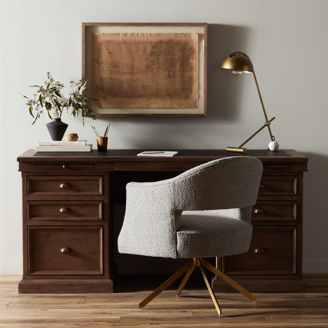 Madison Large Desk - Sundried Ash