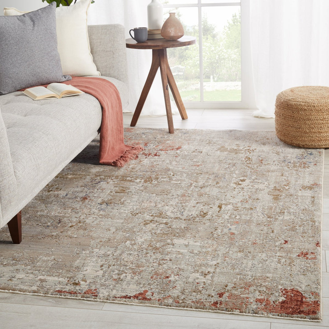 Jaipur Living Marzena Abstract Tan/ Rust Area Rug (6'X9')