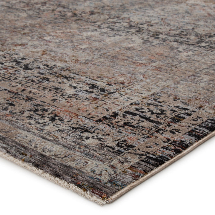 Jaipur Living Elio Oriental Gray/ Black Area Rug (9'3"X13'3")