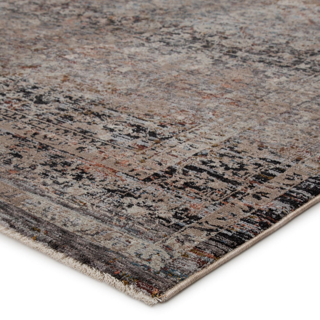 Jaipur Living Elio Oriental Gray/ Black Area Rug (4'X6')