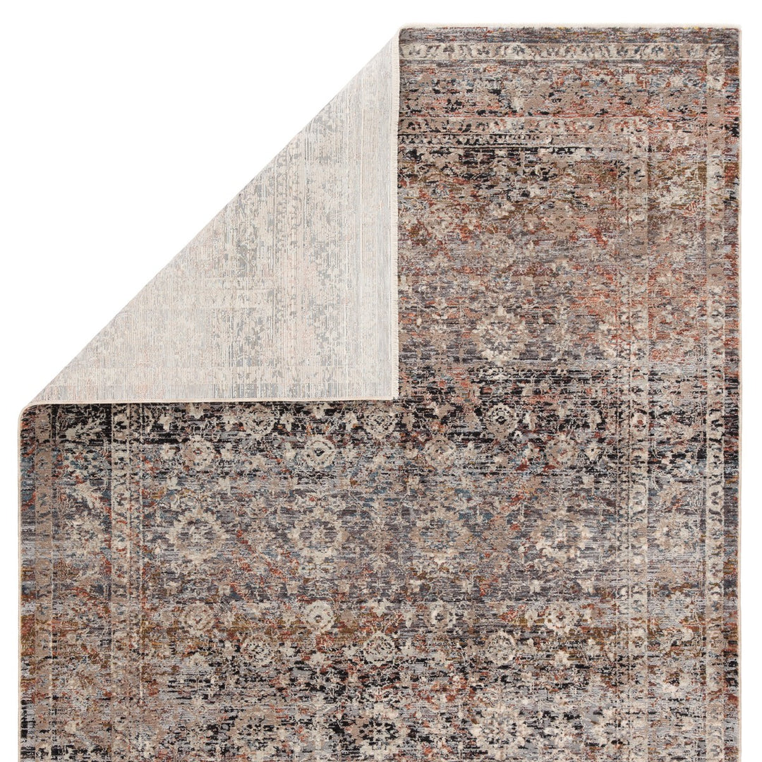 Jaipur Living Elio Oriental Gray/ Black Area Rug (9'3"X13'3")