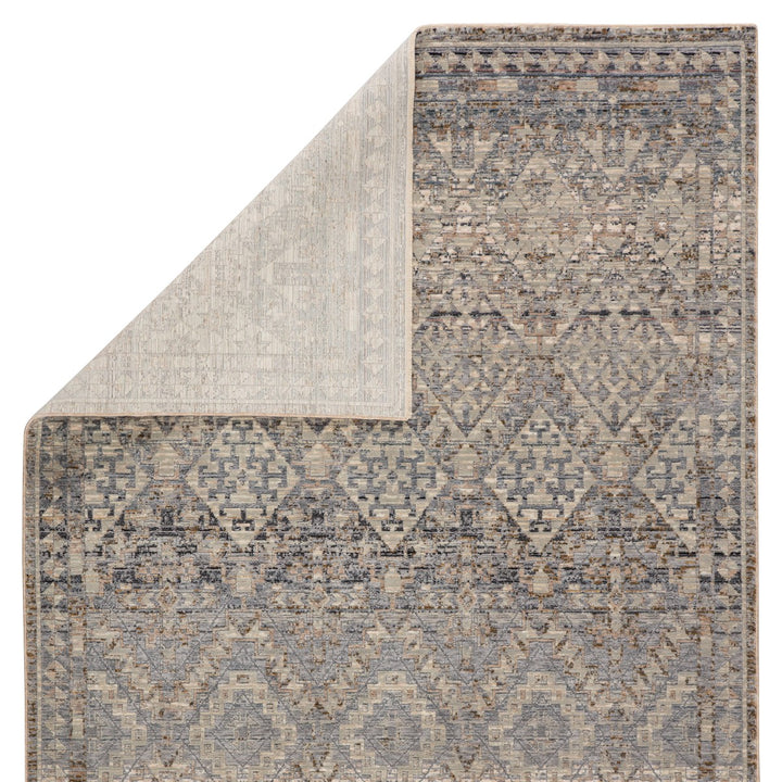 Jaipur Living Cashel Tribal Gray/ Dark Blue Area Rug (6'X9')