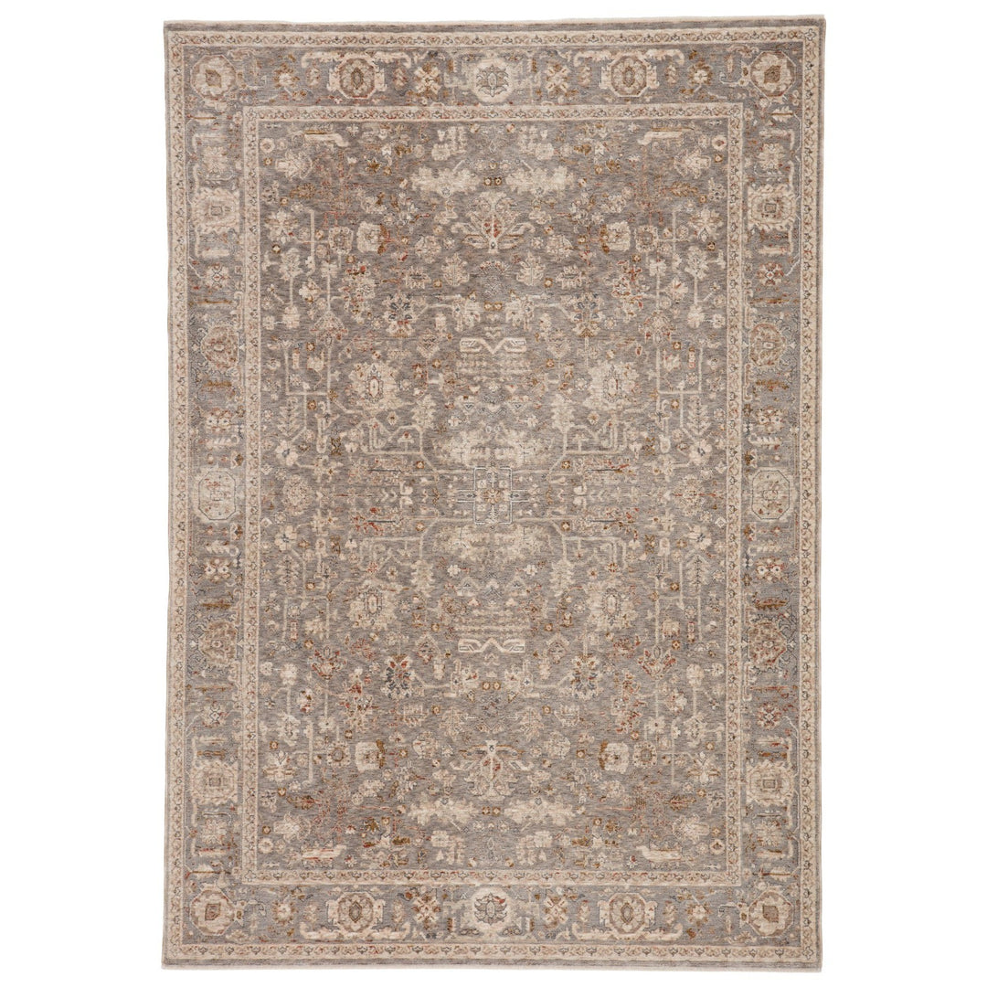 Jaipur Living Amaris Oriental Gray/ Cream Runner Rug (3'X8')