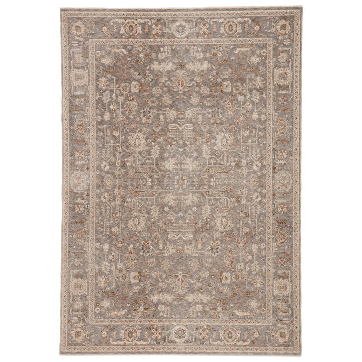 Jaipur Living Amaris Oriental Gray/ Cream Runner Rug (3'X8')