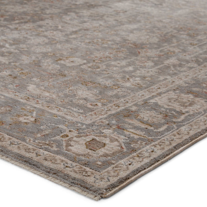 Jaipur Living Amaris Oriental Gray/ Cream Area Rug (4'X6')