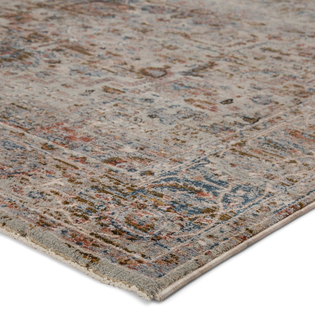 Jaipur Living Pierce Medallion Gray/ Multicolor Area Rug (9'3"X13'3")