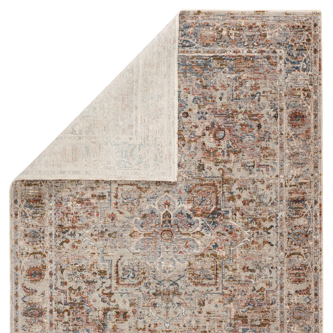 Jaipur Living Pierce Medallion Gray/ Multicolor Runner Rug (2'5"X10')