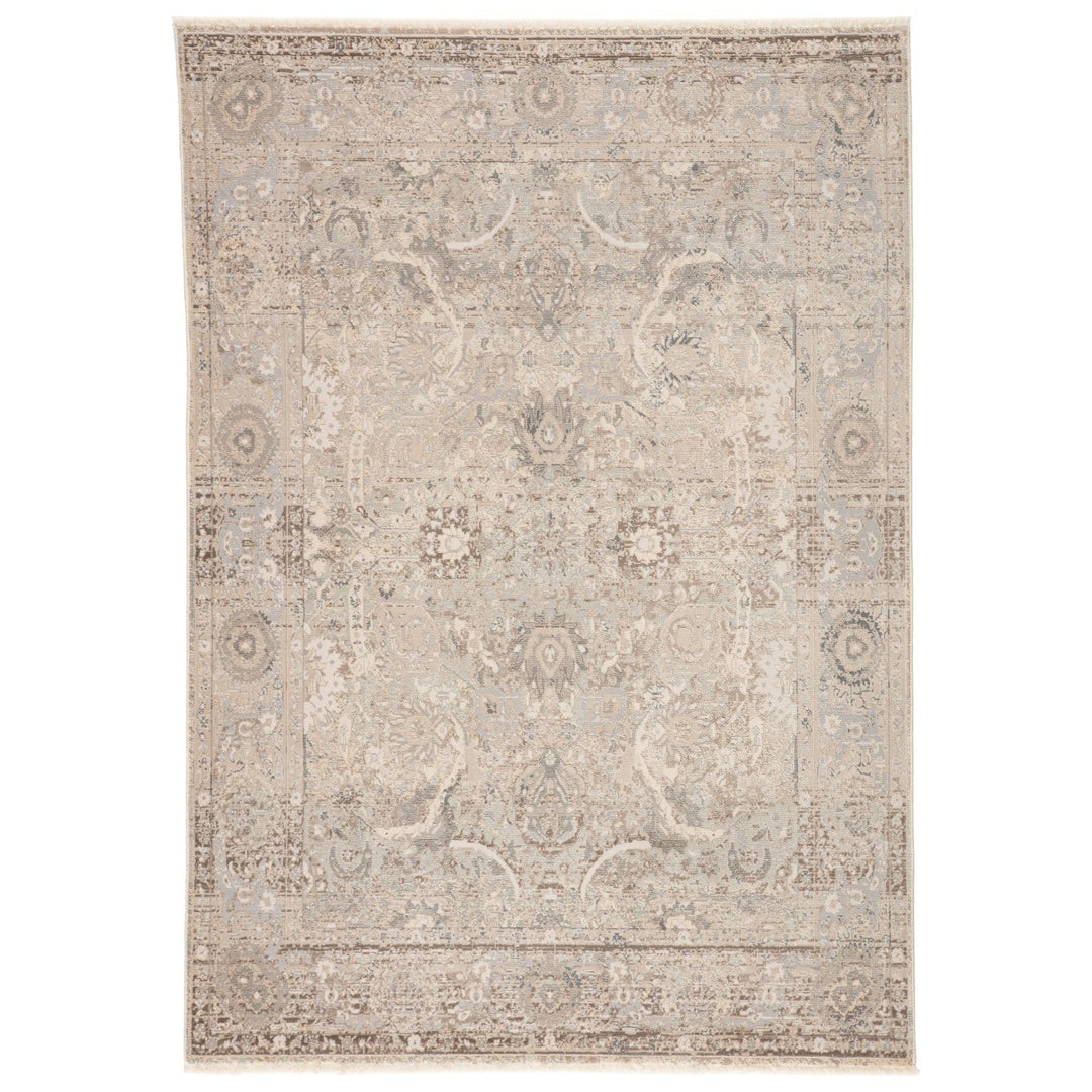 Jaipur Living Baptiste Oriental Gray/ Cream Area Rug (7'10"X10'10")