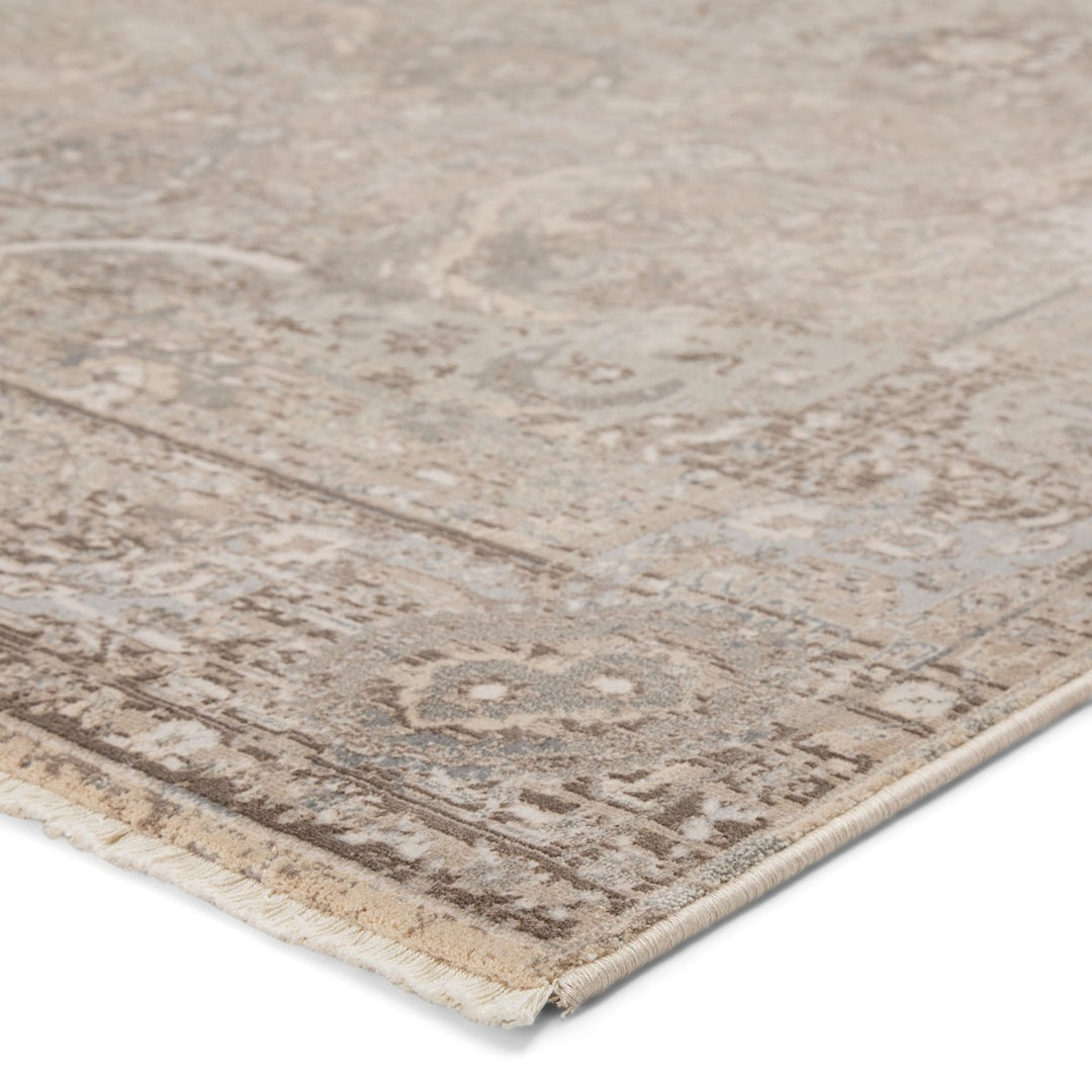 Jaipur Living Baptiste Oriental Gray/ Cream Runner Rug (2'6"X8')