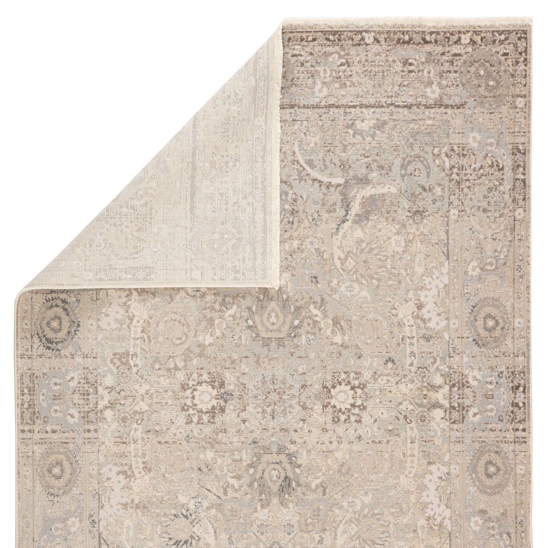 Jaipur Living Baptiste Oriental Gray/ Cream Runner Rug (2'6"X8')