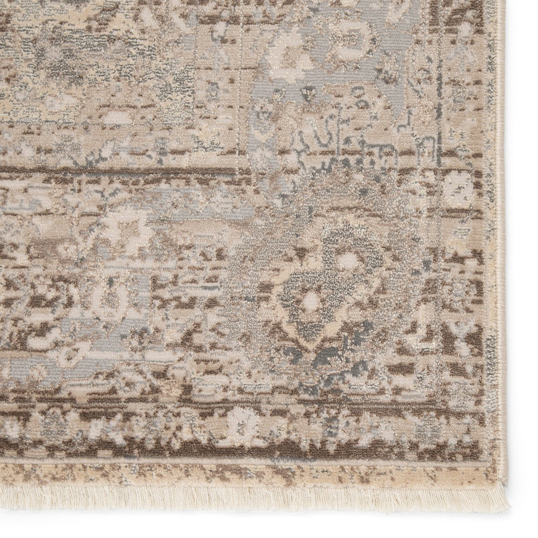 Jaipur Living Baptiste Oriental Gray/ Cream Area Rug (7'10"X10'10")