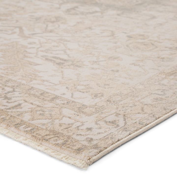 Jaipur Living Lucien Medallion Cream/ Light Gray Runner Rug (2'6"X8')