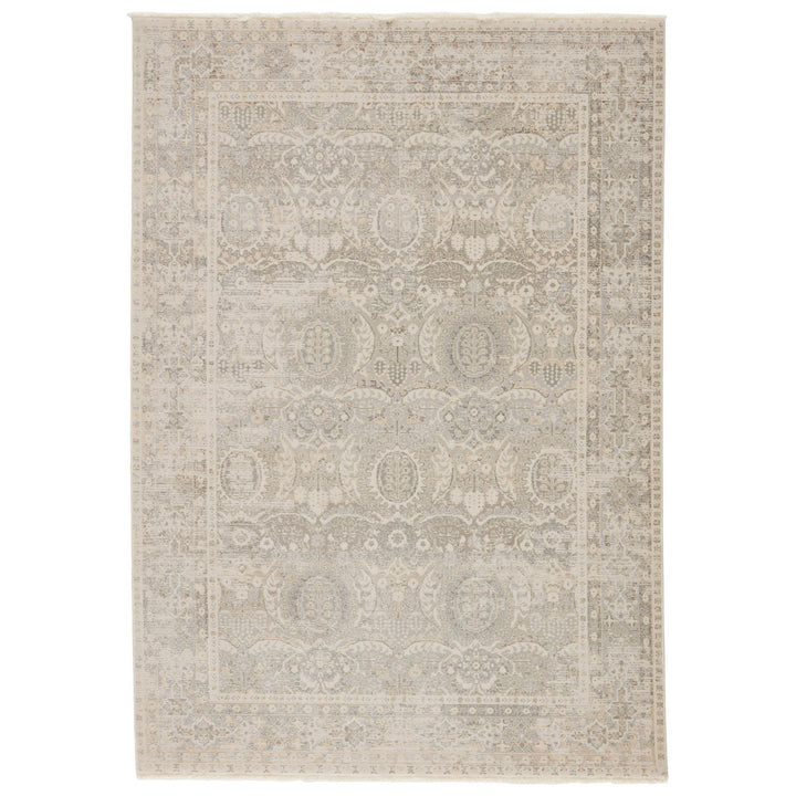 Jaipur Living Michon Oriental Gray/ Cream Area Rug (9'6"X12'6")